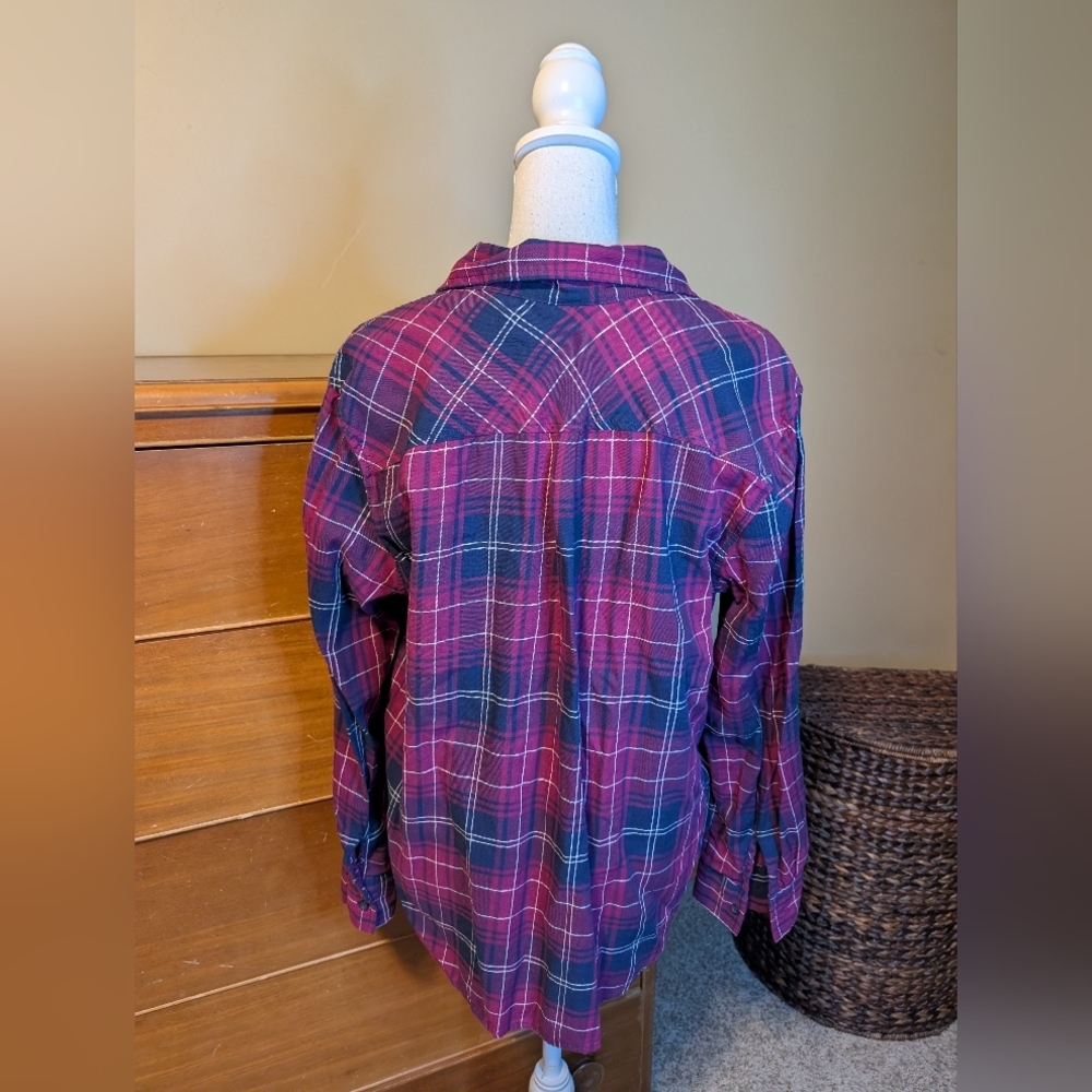 PLAID HOLIDAY Flannel Relaxed Fit XL - Picture 5 of 9